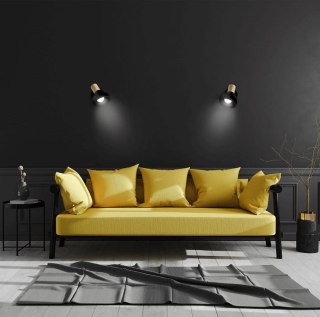 Kinkiet Arezzo 1xE14 czarny LP-1420/1W BK