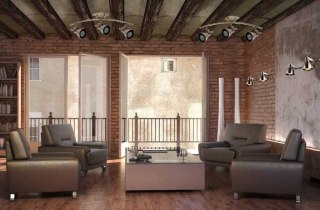 Lampa sufitowa Bolzano 3 Kinkiet 3xGU10 patyna LP-8067/3W patyna