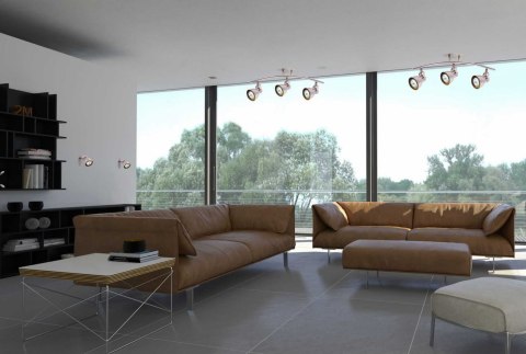 Lampa sufitowa Bolzano 4 Kinkiet 4xGU10 srebrna LP-8067/4W nikiel