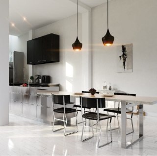 Lampa wisząca Caselle 1xE27 czarna LP-42013/1P CZARNY