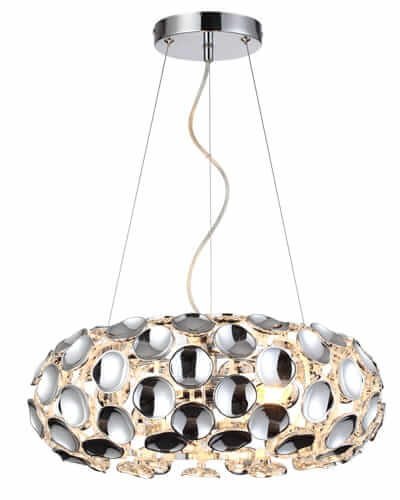 Żyrandol Lampa wisząca Ferrara L 3xE14 chrom LP-17060/3P