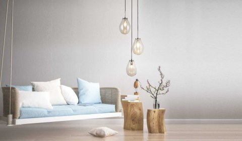 Lampa wisząca Fondi czarna 1xE14 Light Prestige