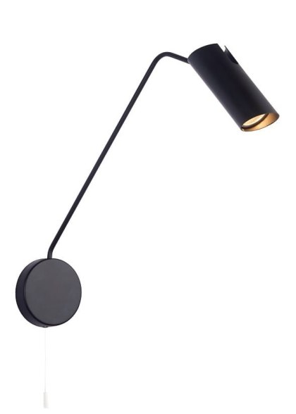 Kinkiet z wysięgnikiem Futuro czarny 1xGU10 Light Prestige