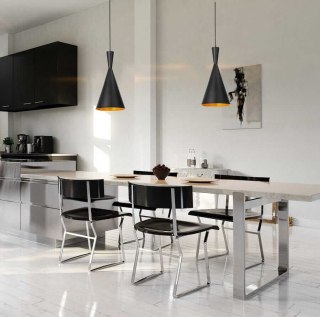 Lampa wisząca Garda 1xE27 czarna LP-42011/1P CZARNY