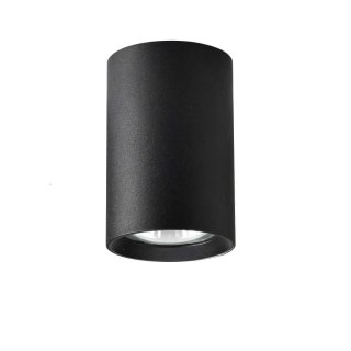 Tuba natynkowa Manacor 9 cm czarna 1xGU10 Light Prestige