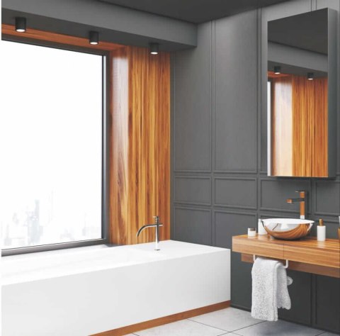 Oprawa natynkowa Faro czarna IP65 1xGU10 Light Prestige