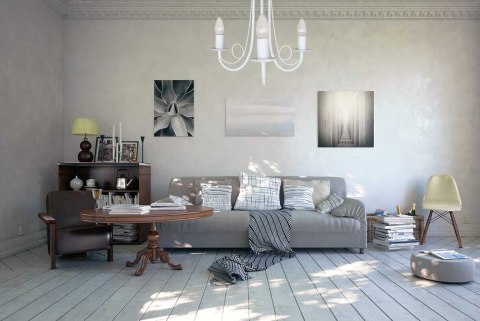 Lampa wisząca Perła 3xE14 biała LP-020/3P white