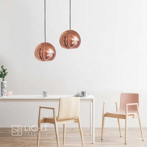 Lampa wisząca RAME 1xE14 miedziana LP-2014/1P mała