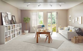 Zaślepka 1F biała LP-556/END-S-WH