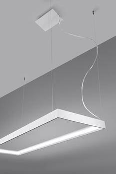 Sollux Lampa Żyrandol TUULA L biały LED 4000K