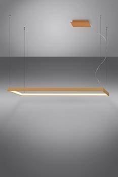 Żyrandol TUULA L złoty LED 4000K