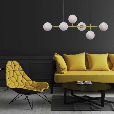 Lampa wisząca Alisa złota 6xE14 Light Prestige