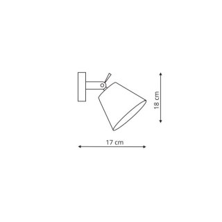 Kinkiet Bali 1xE14 czarna LP-5031/1W BK