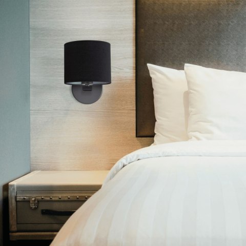 Kinkiet Cecina 1xE27 czarna LP-114/1W BK