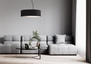 Lampa wisząca Delos 2xE27 czarna LP-8144/1P BK