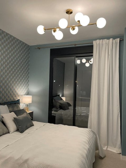 Lampa wisząca Dorado 8 złota 8xE14 Light Prestige