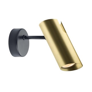 Kinkiet Lampa Futuro 1xGU10 złoty/czarny ZESTAW Z PRZYSSAWKĄ I ŻARÓWKĄ LED