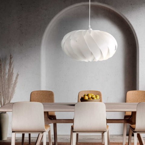 Lampa wisząca Jet 1xE27 biała LP-023/1P WH