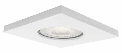 Oczko podtynkowe kwadratowe Lagos białe IP65 1xGU10 Light Prestige