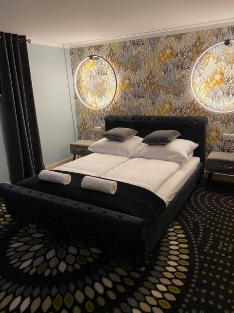 Kinkiet Lampa Ścienna Mirror duży 1xLED czarny LP-999/1W L BK