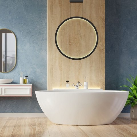 Lampa wisząca Mirror mała 1xLED czarna LP-999/1P S BK