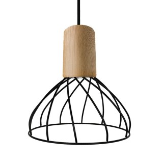 Lampa wisząca Moderno czarno - brązowa1xGU10 Light Prestige