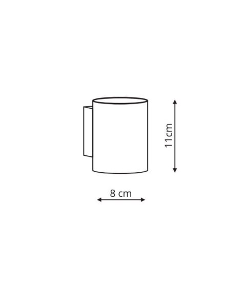 Kinkiet Oregon 1xG9 czarny LP-106/1W BK