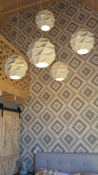 Lampa wisząca Reus kula 3xE27 biała LP-8069/1P L WH