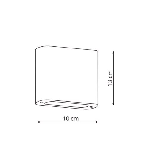 Kinkiet Sapri 2xLED antracyt IP54 LP-1556/1W ANTR