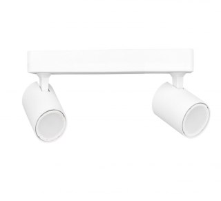 Lampa sufitowa Spot Reflektor Snow 2 biały ZESTAW Z ŻARÓWKAMI LED GU10