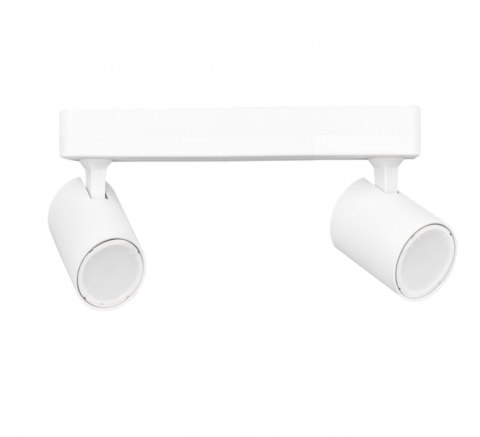 Lampa sufitowa Spot Reflektor Snow 2 biały ZESTAW Z ŻARÓWKAMI LED GU10