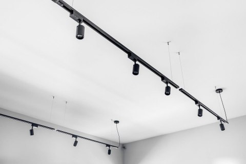 Zestaw oświetlenia szynowego Snow SET 1F czarny 4xGU10 Light Prestige