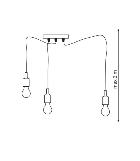 Soleto 3 lampa wisząca LP-90082/3P