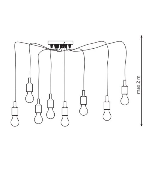 Soleto 7 lampa wisząca LP-90082/7P