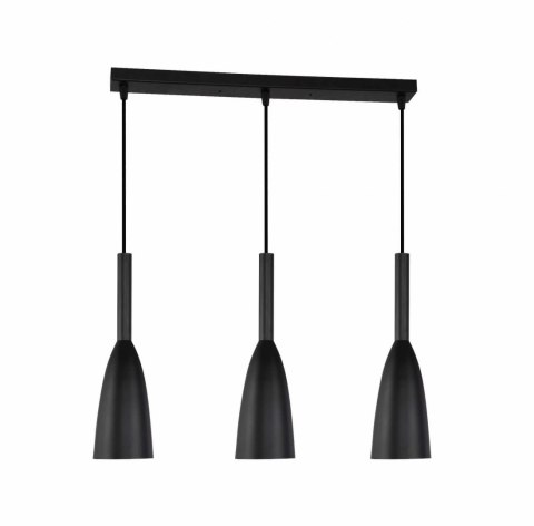 Lampa wisząca Solin 3 czarna 3xE27 Light Prestige