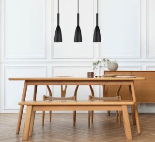 Lampa wisząca Solin 3 czarna 3xE27 Light Prestige