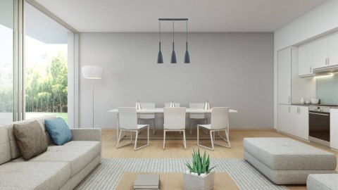 Lampa wisząca Solin wisząca 3xE27 szara LP-181/3L GR