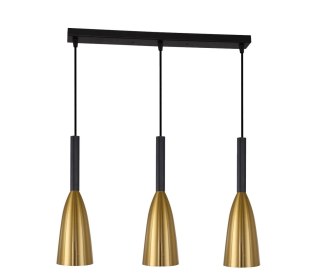 Lampa wisząca Solin 3 złota 3xE27 Light Prestige