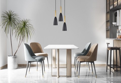 Light Prestige Lampa wisząca Solin 3 złota 3xE27