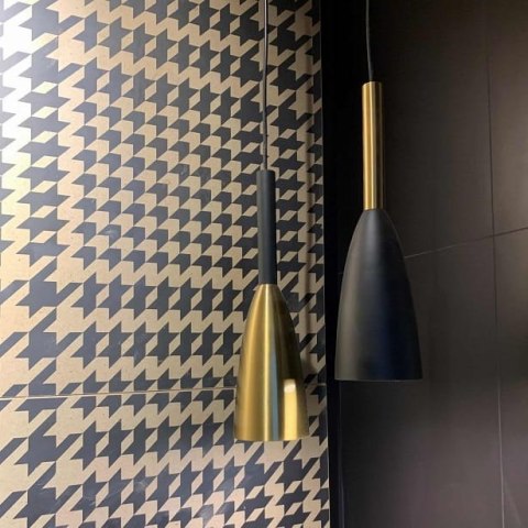 Lampa wisząca Solin wisząca 1xE27 złota LP-181/1P GD