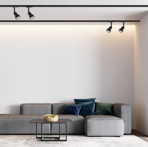 Reflektor do szynoprzewodu Storm czarny 1xGU10 Light Prestige