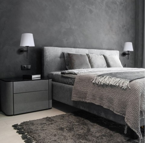 Kinkiet Tivoli czarny 1xE27 Light Prestige