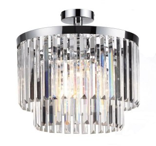 Light Prestige Plafon Vetro 4 srebrny 4xE14